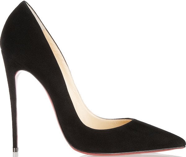 Christian Louboutin "So Kate" Pumps in Black Suede