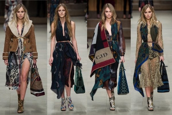 Burberry Prorsum Fall 2014 show in London, England, on February 17, 2014