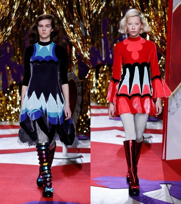 Meadham Kirchhoff's Fall 2014 show in London, England, on February 18, 2014