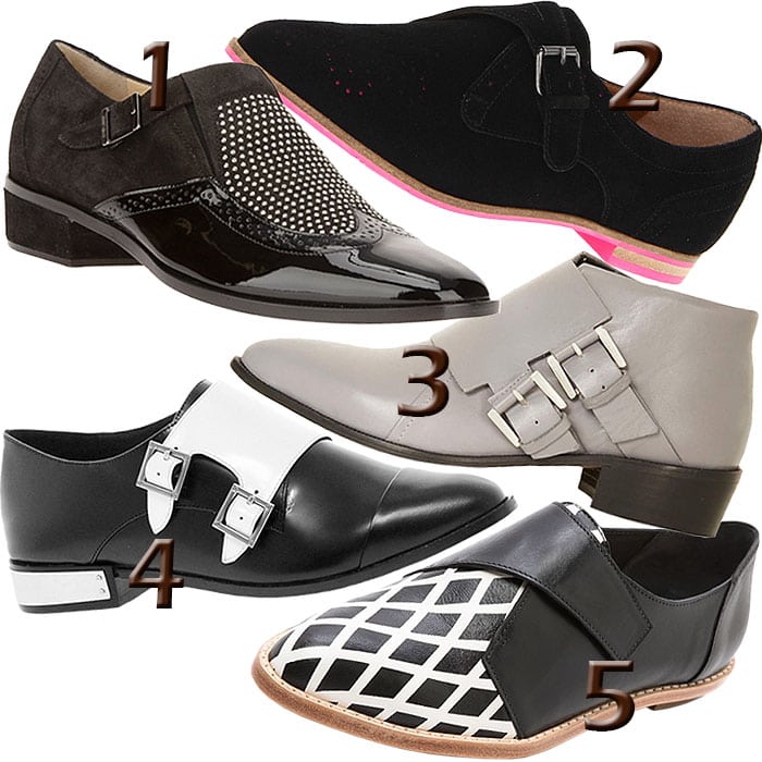 monk shoes with little girly touches