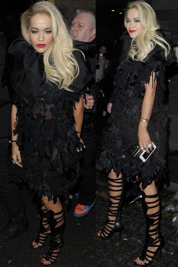 Rita Ora at the Three Six Zero Group and Roc Nation Brit Awards 2014 after-party