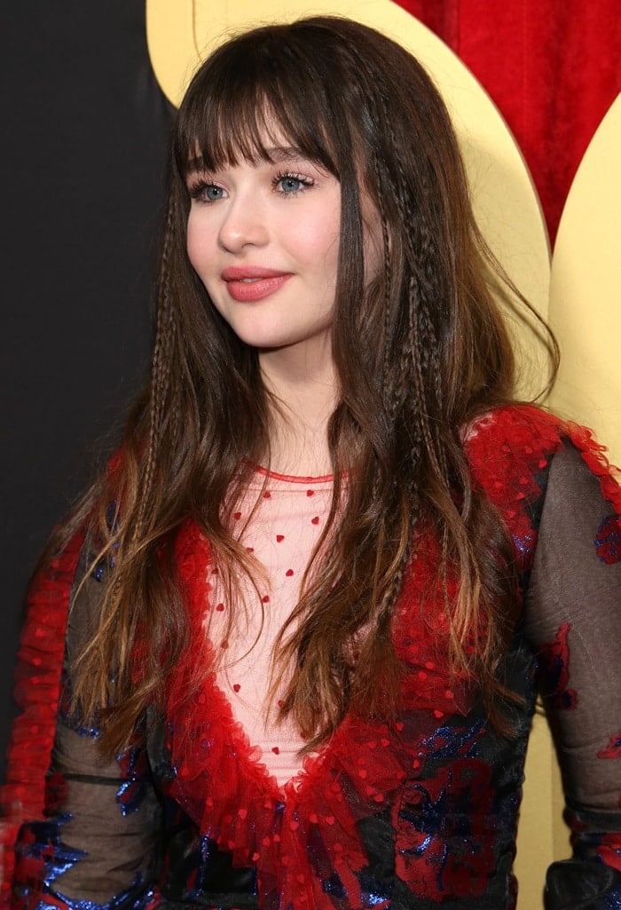 Malina Weissman at the premiere of the second season of 'A Series of Unfortunate Events'