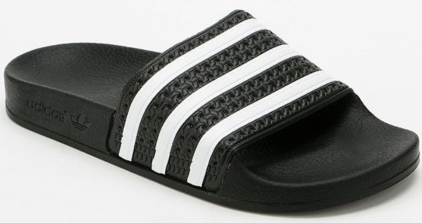 adidas "Adilette" Pool Slide Sandals in Black