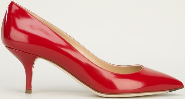Dolce & Gabbana Pointed-Toe Pumps in Red
