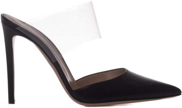 Gianvito Rossi Leather and PVC Pumps