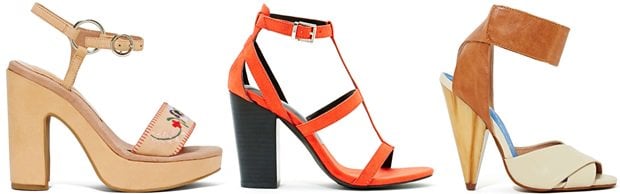 We prefer heeled sandals that are dressier and offer more chic appeal