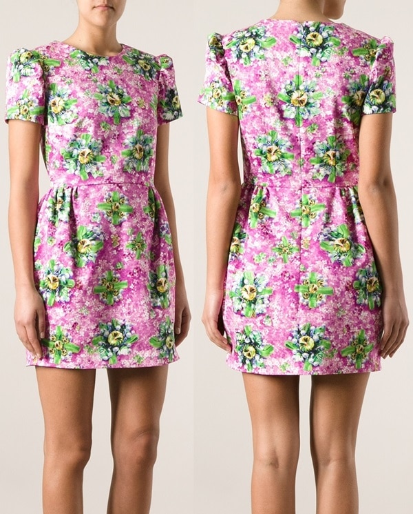 Mary Katrantzou Floral-Print Shift Dress