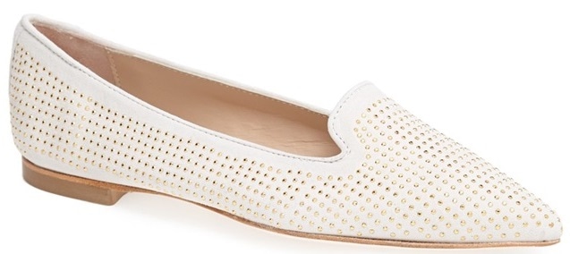 Hego's Studded Suede Flats