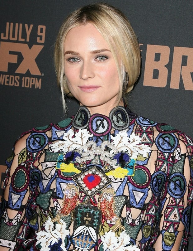 Diane Kruger at FX's 'The Bridge' premiere held at the Pacific Design Center in Los Angeles on July 8, 2014
