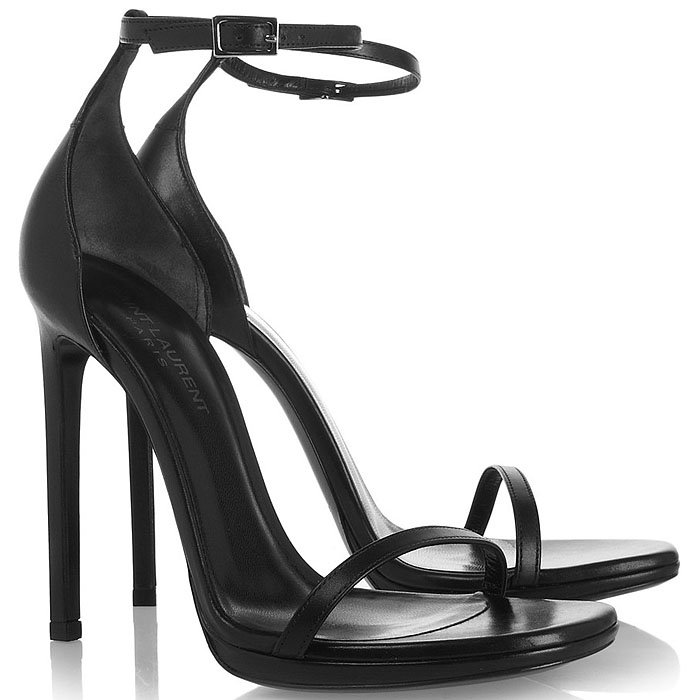 Saint Laurent "Jane" Ankle-Strap Sandals