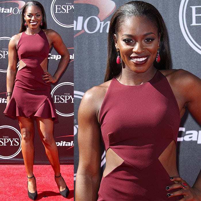 Sloane Stephens attended the 2014 ESPY Awards held at Nokia Theatre L.A. Live in Los Angeles on July 16, 2014
