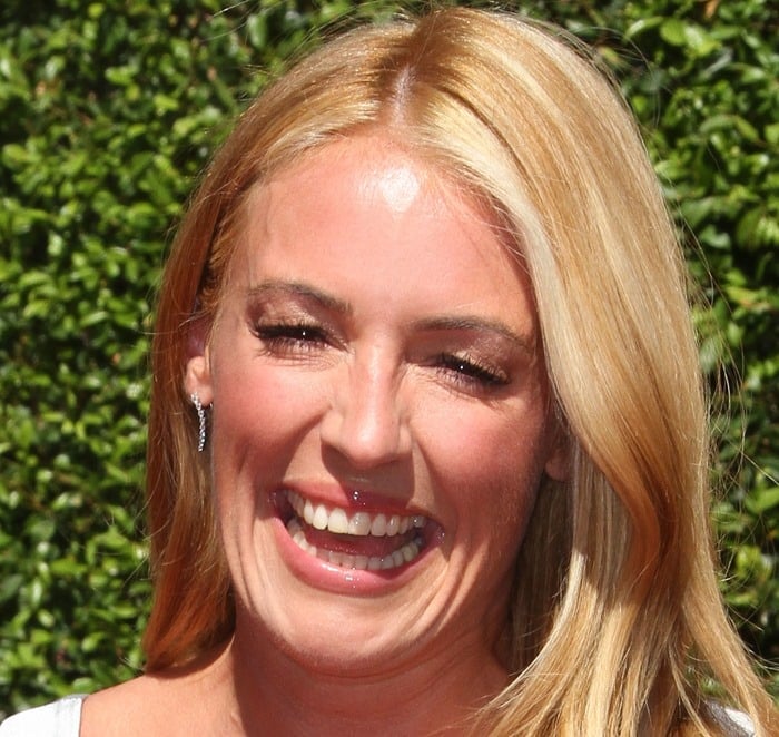 Cat Deeley at the 2014 Creative Arts Emmy Awards held at the Nokia Theatre L.A. LIVE in Los Angeles on August 16, 2014