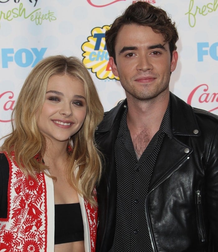 Chloe Moretz and Jamie Blackley at Fox’s 2014 Teen Choice Awards held at the Shrine Auditorium in Los Angeles on August 10, 2014