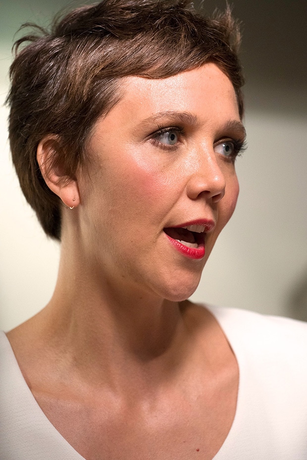 Maggie Gyllenhaal at the premiere of 'Frank' at Sunshine Landmark in New York City on August 5, 2014