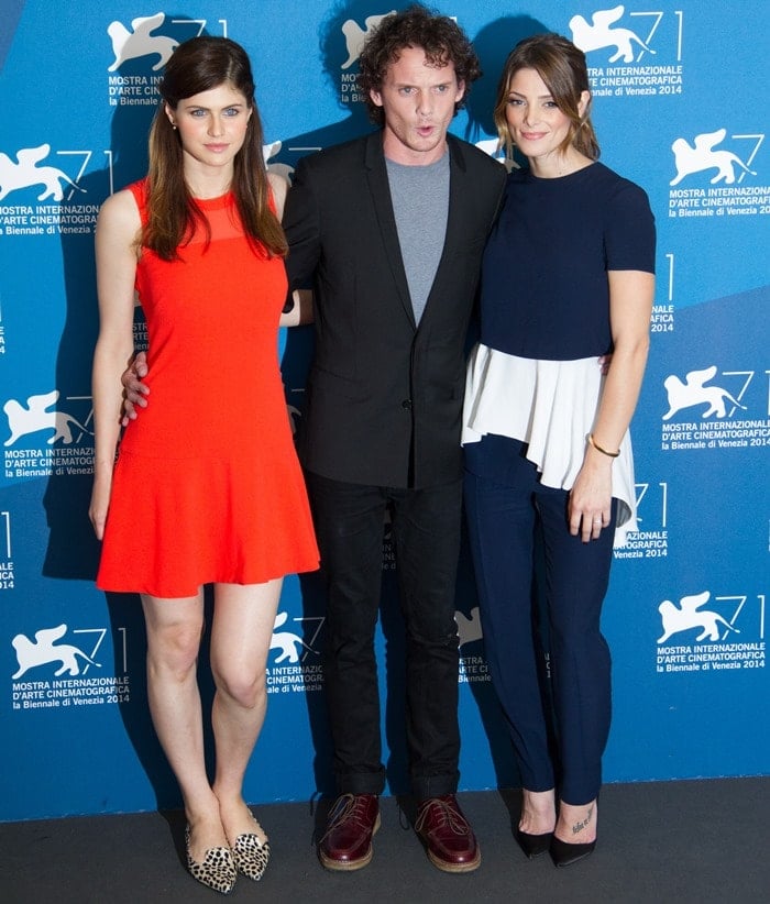 Ashley Greene was joined by co-stars Alexandra Daddario and Anton Yelchin