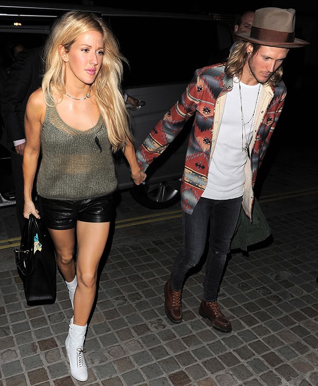 Ellie Goulding and Dougie Poynter at the Chiltern Firehouse