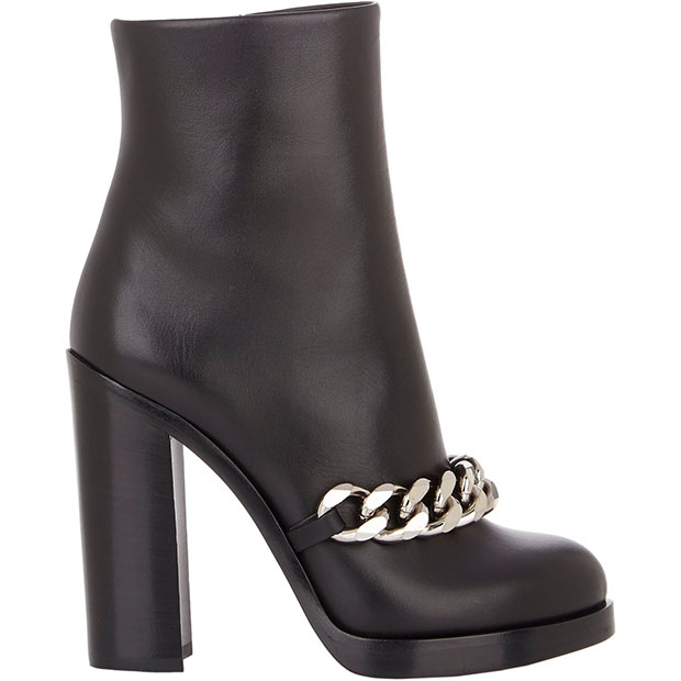 Givenchy "Mirta" Chain-Link Ankle Boots