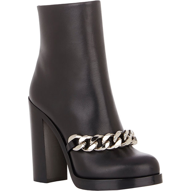 Givenchy "Mirta" Chain-Link Ankle Boots