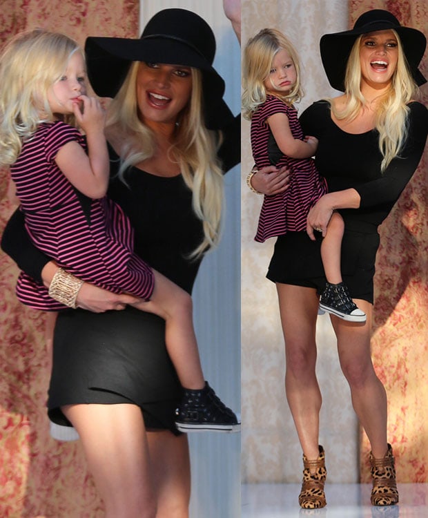Jessica Simpson and Maxwell at the Nordstrom Fashion Show