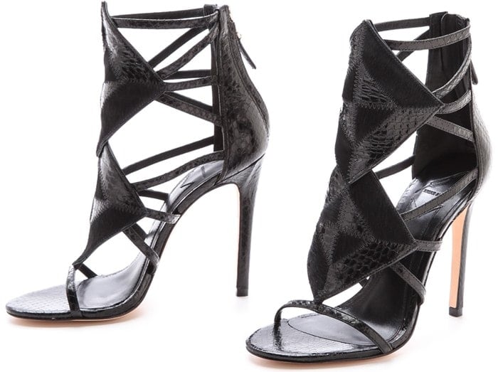 B Brian Atwood "Luanna" Caged Sandals