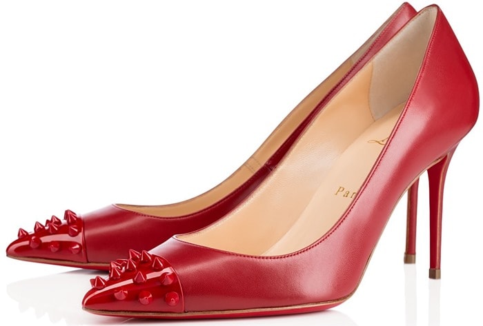 Christian Louboutin Red "Geo" Pumps