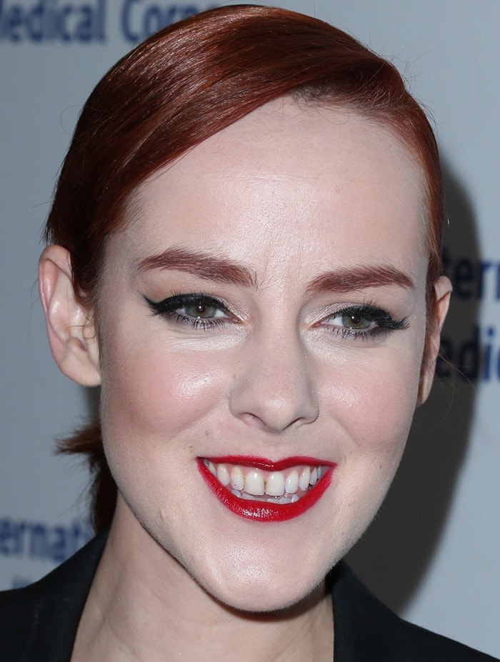 Jena Malone at the International Medical Corps Annual Awards with NYLON at the Beverly Wilshire Four Seasons Hotel in Beverly Hills on October 23, 2014