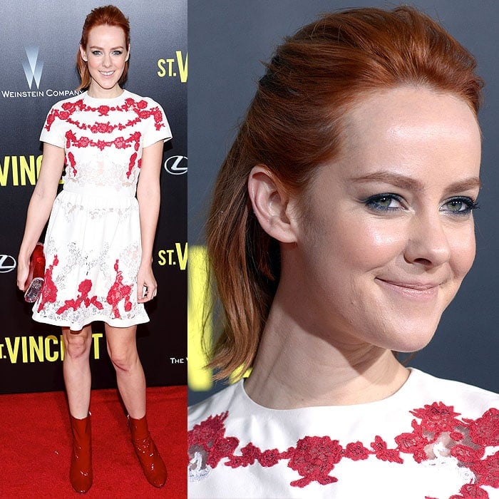 Jena Malone at the premiere of 'St. Vincent' at the Ziegfeld Theatre in New York City on October 7, 2014