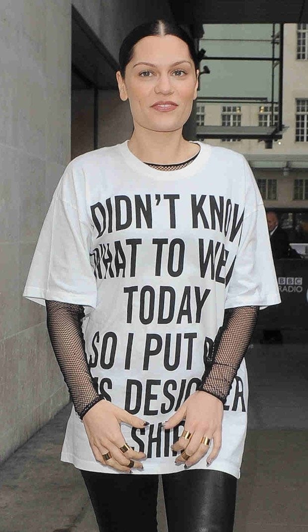 Jessie J outside BBC Radio 1 Studios where she met fans and posed for selfies in London on September 23, 2014