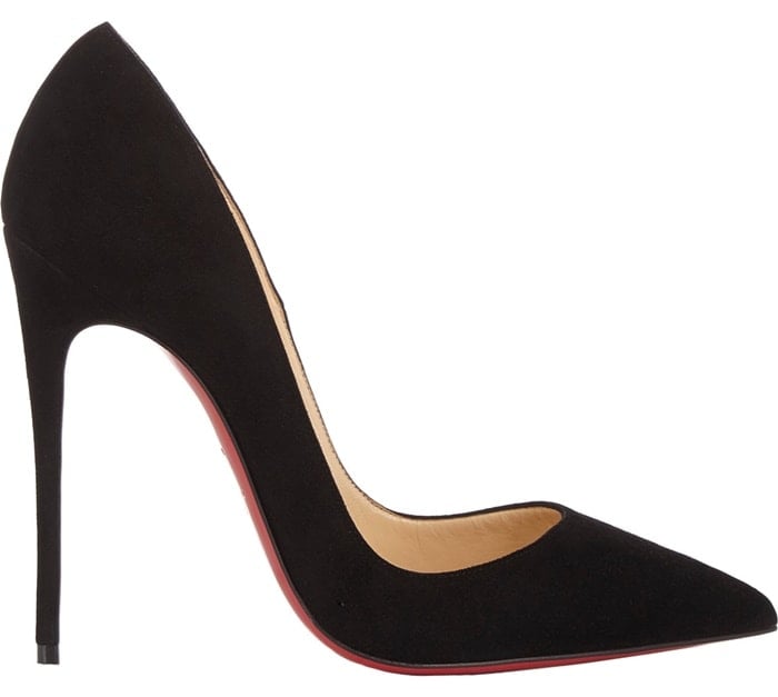 Christian Louboutin So Kate Pumps in Black Suede