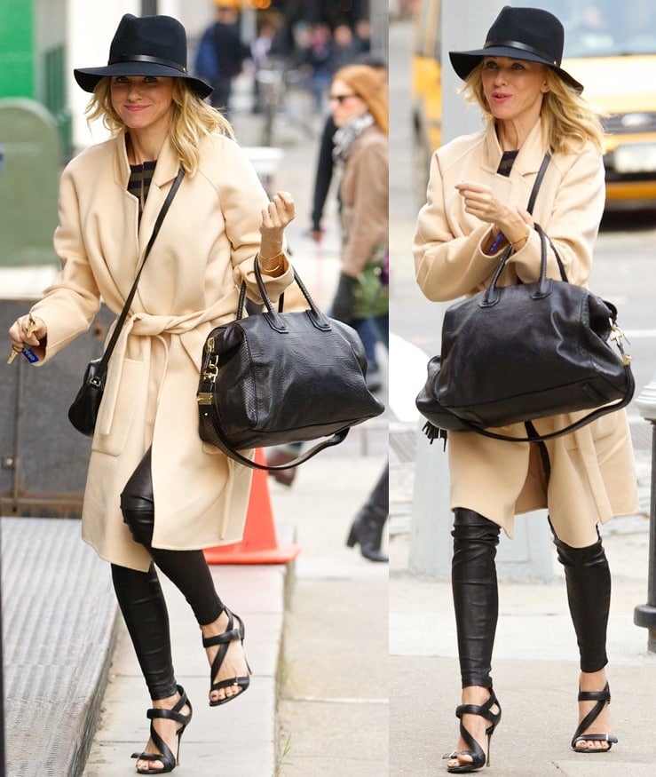 Naomi Watts looking chic while out and about in New York City on October 20, 2014