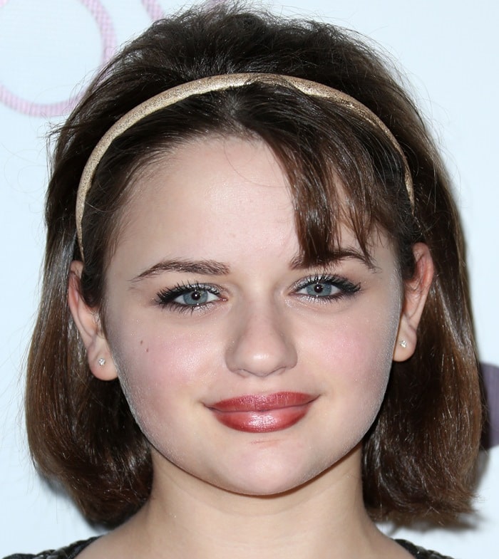 Joey King at the Wayke Up fundraiser presented byWildfox and Ladygunn held at the Sofitel Hotel in West Hollywood on December 14, 2014