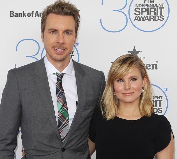 Dax Shepard and Kristen Bell at the 2015 Film Independent Spirit Awards