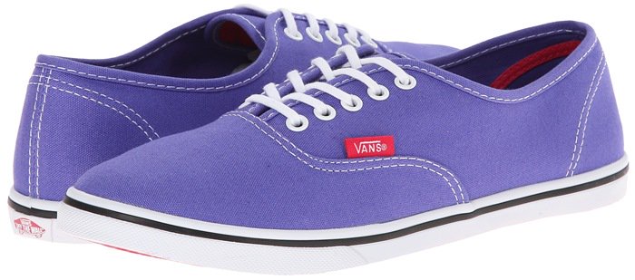 Vans Authentic Lo Pro Purple Skate Shoe