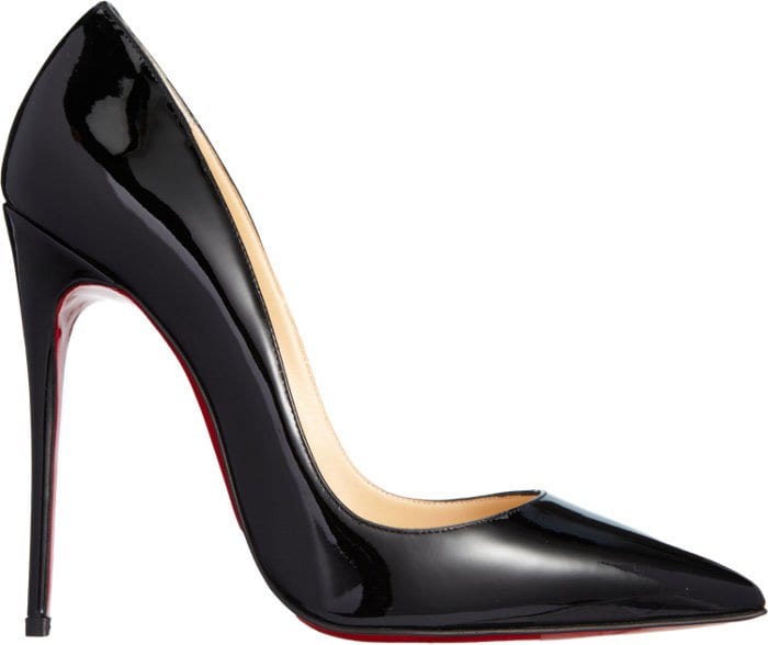 Christian Louboutin So Kate Patent Pumps in Black