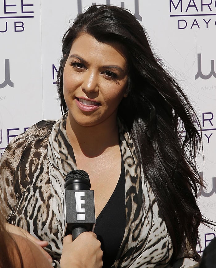 Kourtney Kardashian hosting Marquee Dayclub Season Preview at The Cosmopolitan in Las Vegas on March 21, 2015