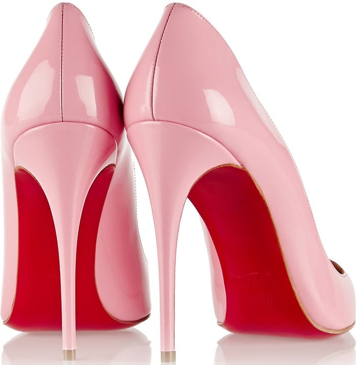 Christian Louboutin Pigalle Follies 100 patent-leather pumps