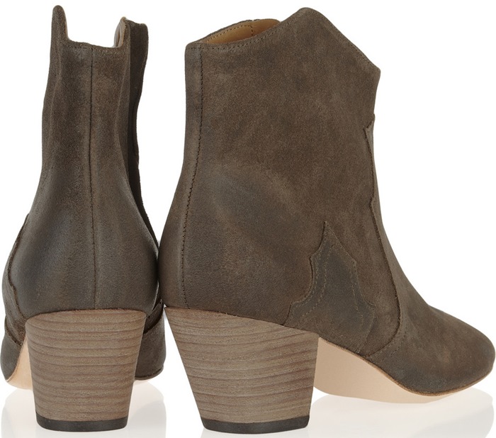 Isabel Marant The Dicker suede ankle boots back