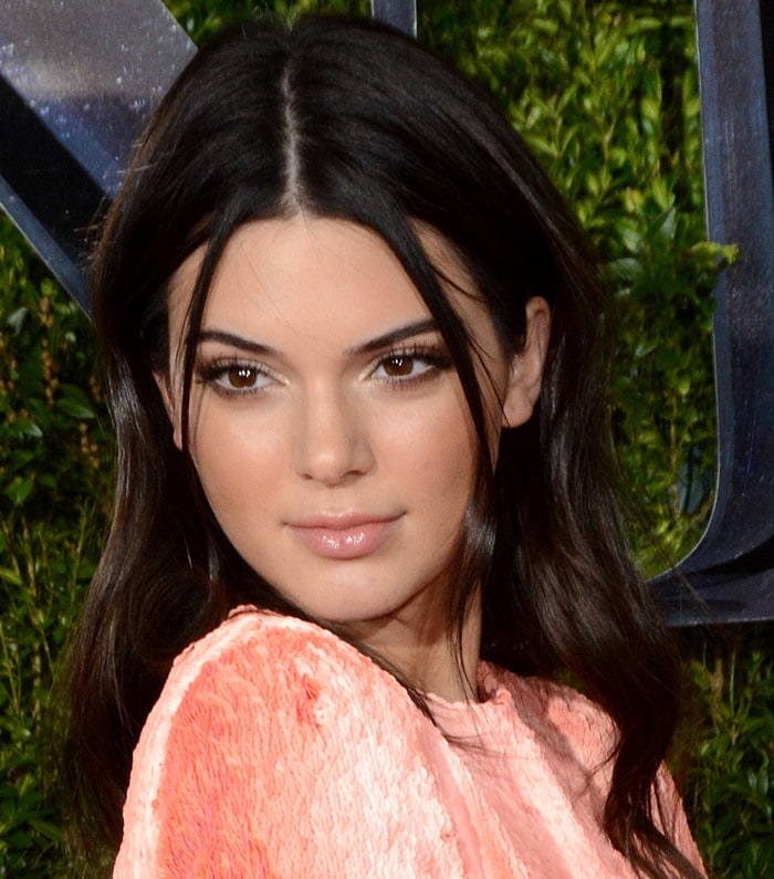 Kendall Jenner at the 2015 Tony Awards at Radio City Music Hall in New York City on June 7, 2015
