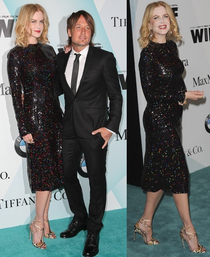 Nicole Kidman and Keith Urban at Women in Film’s 2015 Crystal + Lucy Awards held at the Hyatt Regency Century Plaza in Century City on June 16, 2015