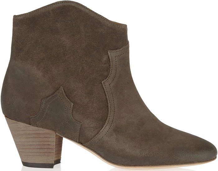 Isabel Marant Dicker Suede Bootse