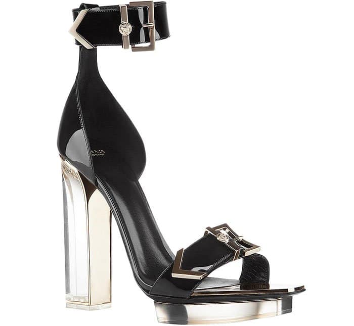 Versace Plexi-Heel Sandals