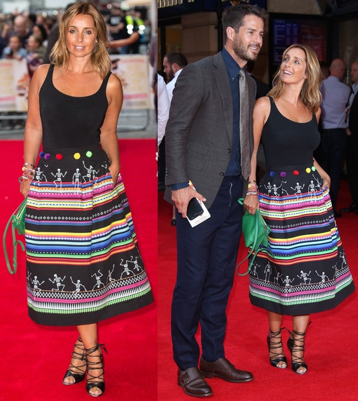 Louise and Jamie Redknapp at the world premiere of ‘The Bad Education Movie’ at the Vue West End in London on August 20, 2015