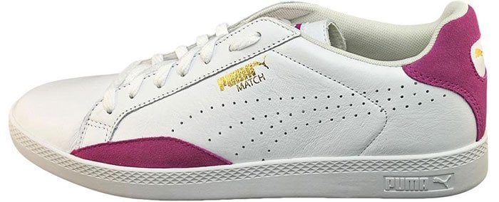 Puma Match Lo-Basic Sports Sneakers White Violet