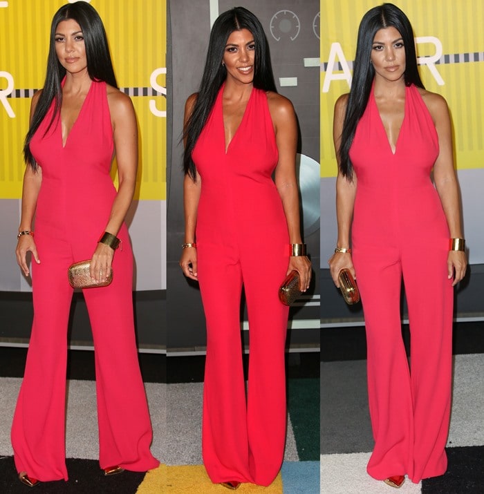 Kourtney Kardashian at the 2015 MTV Video Music Awards