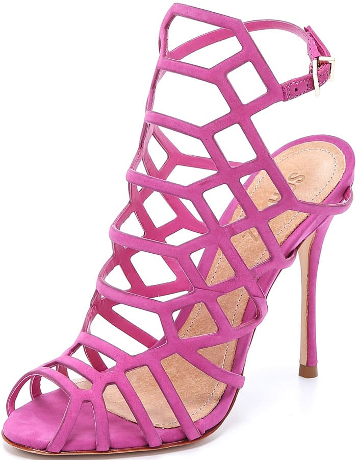Schutz Juliana Caged Sandals Pink