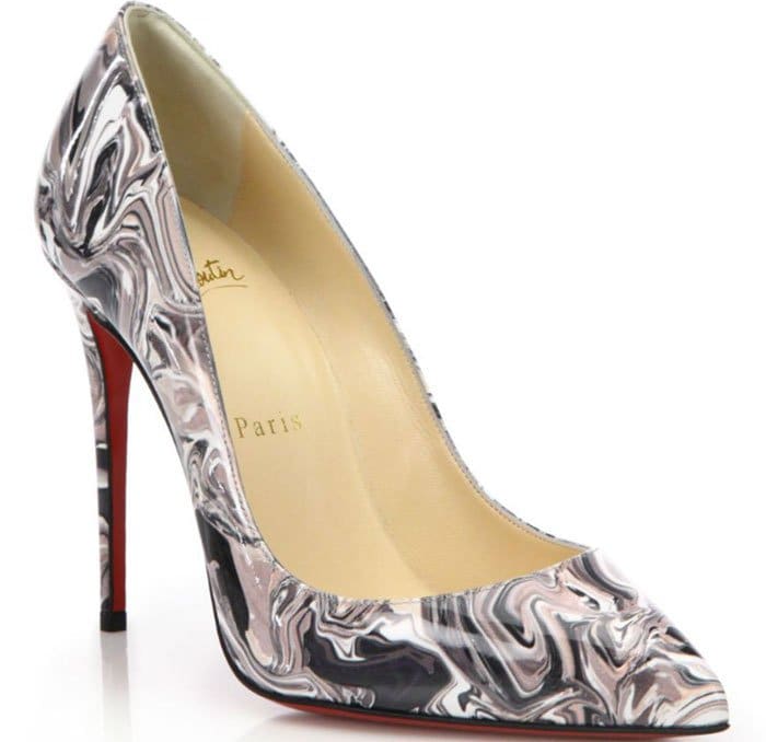 Christian Louboutin Pigalle Follies Pumps Marble Swirl