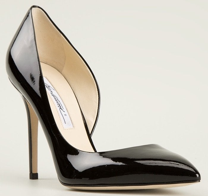 Brian Atwood Patty Patent D'Orsay Pumps