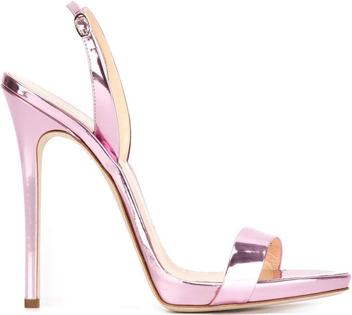 Pink Giuseppe Zanotti Sophie Slingback Sandals