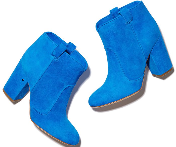 Laurence Dacade Pete Blue Suede Ankle Boots