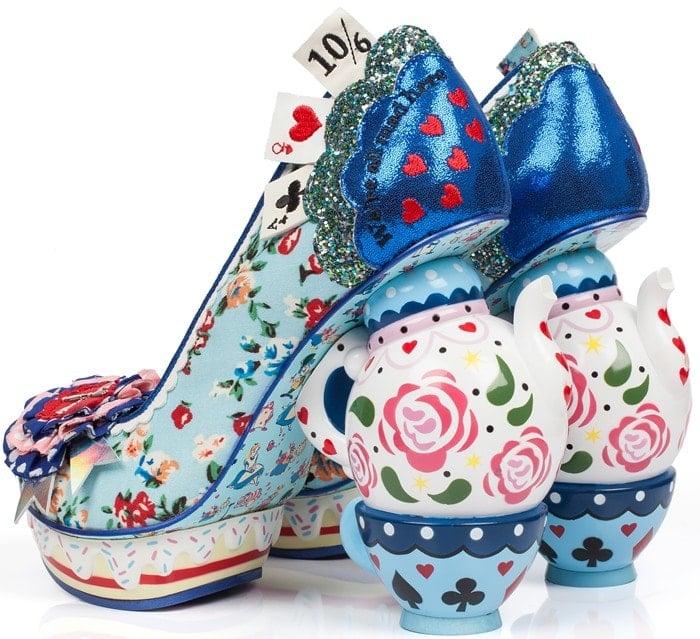 Irregular Choice Alice In Wonderland One Lump Or Two Teapot Heels